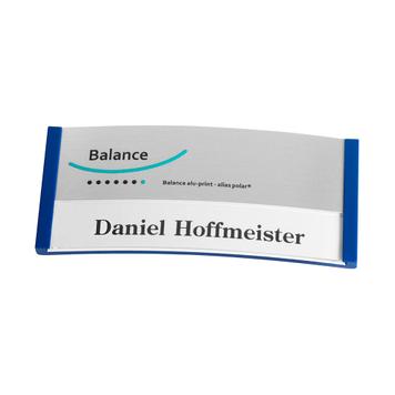 Placas de identificación Balance «Alu-Print», con impresión incluida