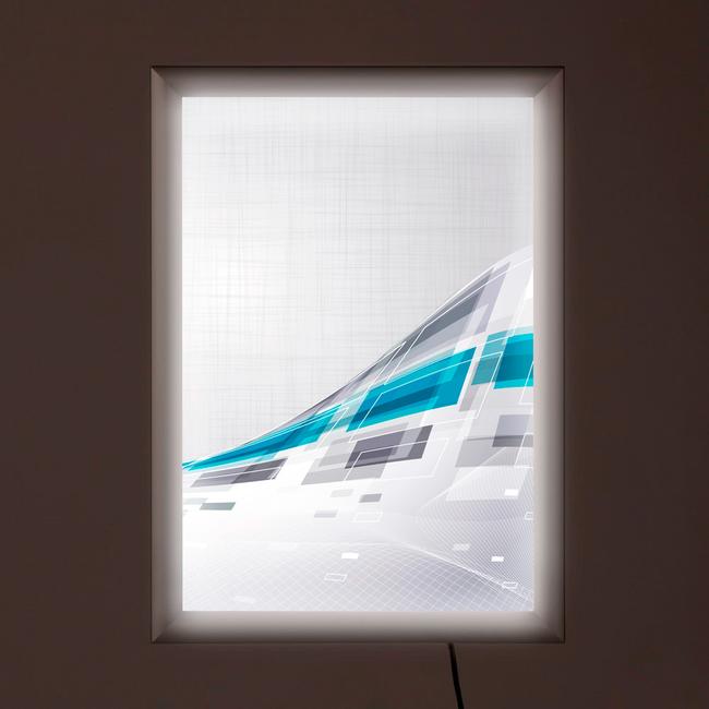 Marco luminoso LED „Simple”, de 2 caras