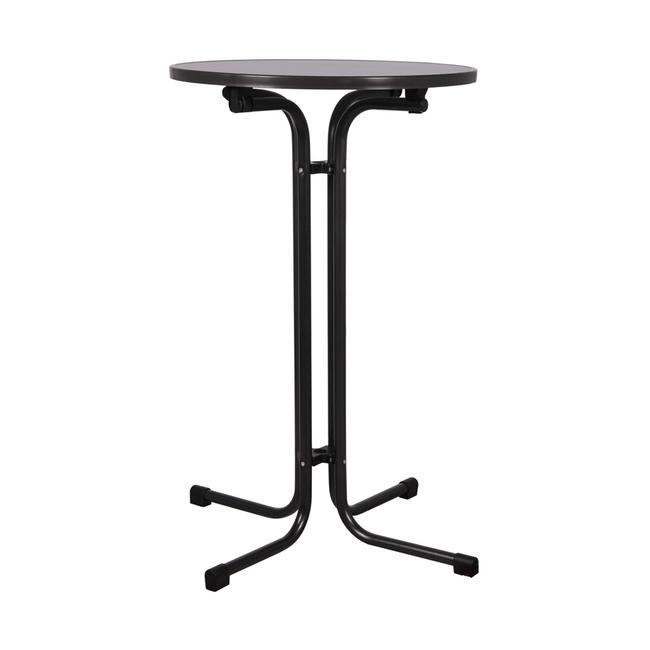 Mesa alta «Plegable I» gris / negro, 700 mm, sin orificio para sombrilla  comprar en línea