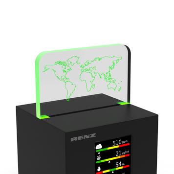 Medidor de la calidad del aire «Air2Color PRO» con semáforo de CO2