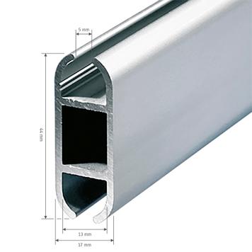 Riel plano «Rail», de aluminio