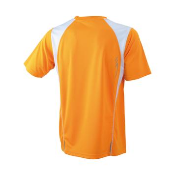 Men Running T-Shirt: camiseta de deporte de dos colores, para hombre