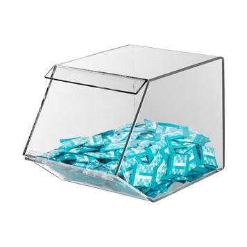 Caja de dulces de cristal acrilico