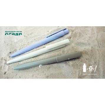 Bolígrafo retráctil «Recycled PET Pen Pro Ocean»
