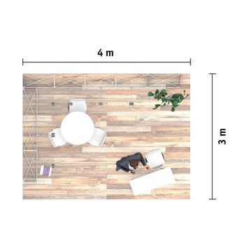 Set pop-up para feria «Stretch», 4000 × 3000 mm, estand de esquina