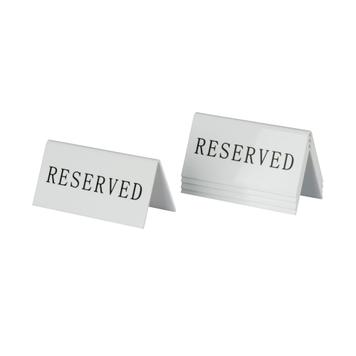 Cartel «Reserviert» para mesa