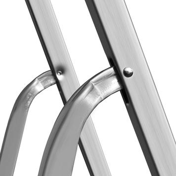Escalera de tijera «StrongStep», de aluminio