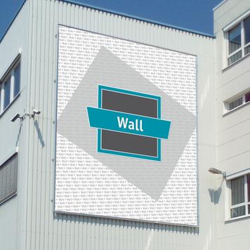 Sistema de montaje de marco publicitario por inserción «Wall»