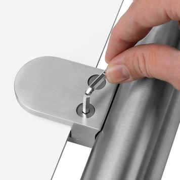 Señal corporativa «Straight-Line-Entrance» con panel compuesto de aluminio